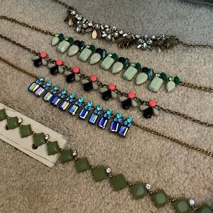 Collection of J. Crew Factory necklaces